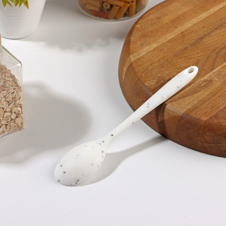 Spoon Garnish shade "granite", silicone, 20.5 × 4.5 × 1.5 cm-1