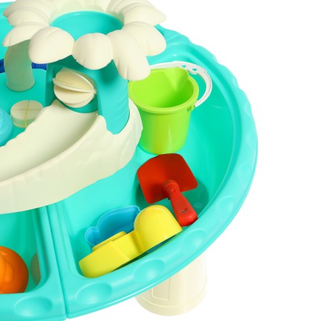 Set for playing in the sand "Plants", with a table, 6 items-4