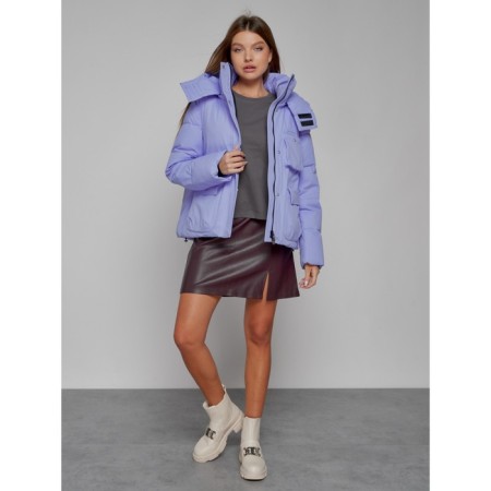 Winter jacket, size 46, purple color-9