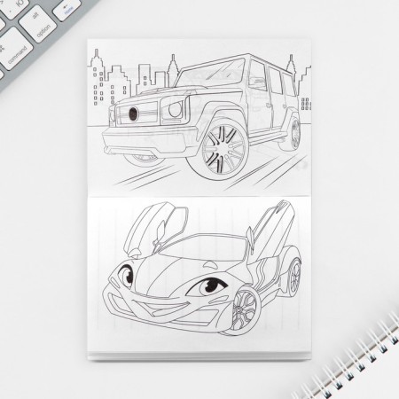 Gift set “He who can do everything”, notebook A6, 32 sheets, stickers, magnetic bookmarks-8