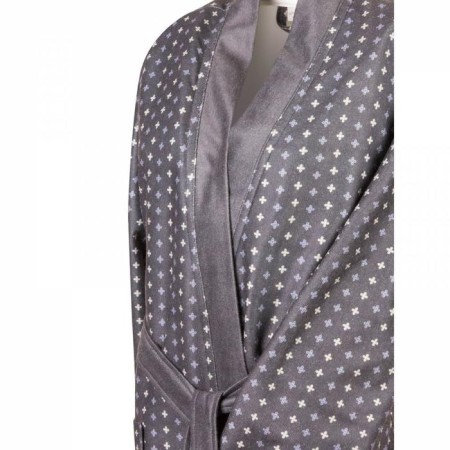 Male bathrobe "Bugatti", size m, color gray-1