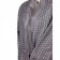 Male bathrobe "Bugatti", size m, color gray