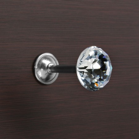 Holder for the curtains "tundra" KD001, one -rod, chromium color-1
