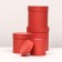 Set of hats 4 in 1 "red", 20 × 20 –13 × 13 cm