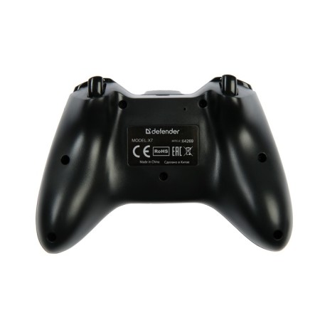 Defender X7 USB gamepad, wireless, Bluetooth, Android, Black-10