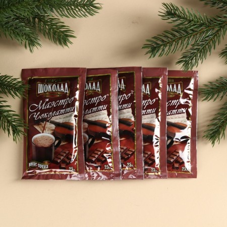 Hot chocolate in the box of “warm holidays”, 125 g (5 pcs. X 25 g).-2
