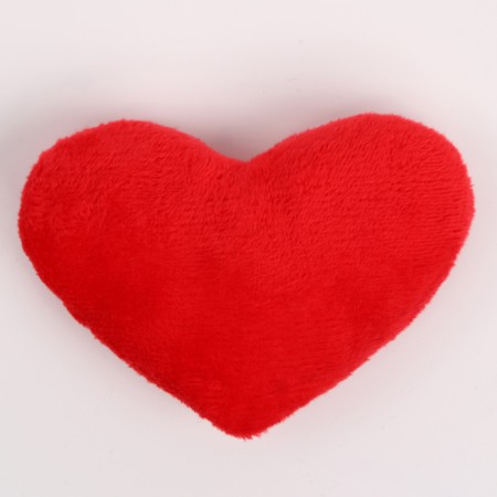Smile soft magnet in the form of a heart, 6 cm, red color-2