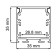Feron, Cab256, 2 m, silver color LED profile for LED tape.