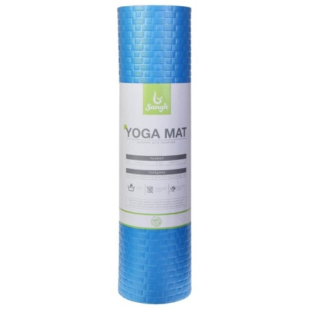 Sangh yoga rug, 183x61x0.7 cm, blue color-14
