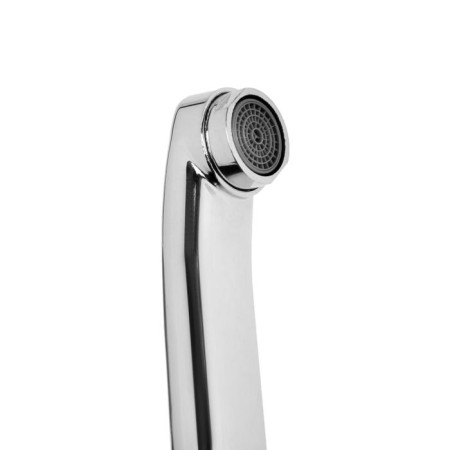 Everest Kitchen Comer B45-022, single-legged, with a short spout, on a nut, chrome-1