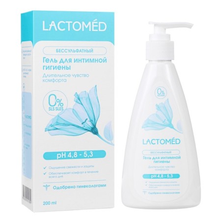 Laktomed intimate hygiene gel, prolonged sense of comfort, 200 ml