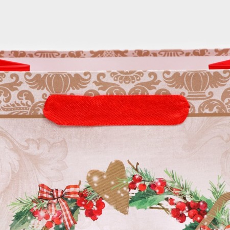 Gift, laminated, "Merry Christmas" package, 18 x 23 x 10 cm-4