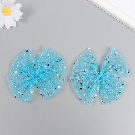 Decor for creativity "Bant from Thatina" Blue, 9 cm (set 2 pcs)