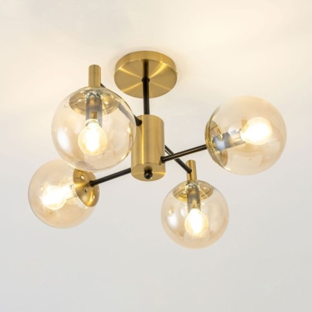 Cutilux Catilux chandelier CL143143 50x50x30 cm, 4x40W, E14, brown color-8