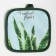 Kitchen set 2 objects of the “tropical” shade color: a severity 17x17 cm, mittens 25x16 cm, 100% p/e