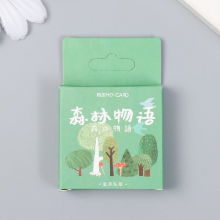 Stickers for creativity "Trees in the forest" set 46 pcs 4.4x4.4x1.1 cm-3