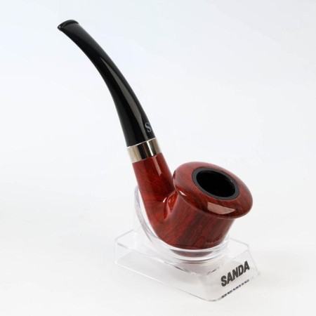 Set 6 in 1, a smoking pipe for tobacco "Commander", classic, 12.5 x 3.5 x 4.5, a case in Giving-1