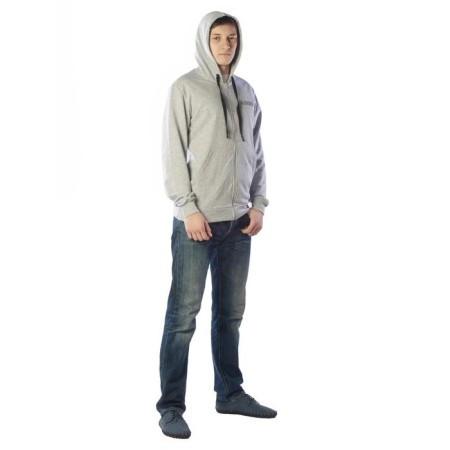 Male hoodies, size 50, gray-melange color-1