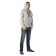 Male hoodies, size 50, gray-melange color