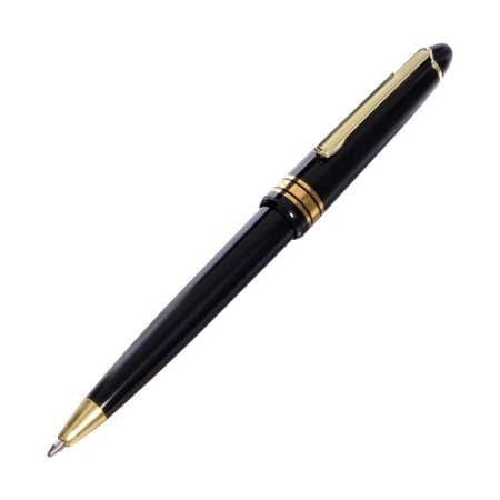 Automatic ballpoint handle "Logo" 0.5 mm, blue rod, black case-1
