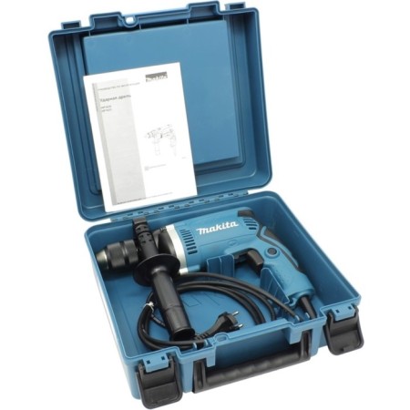 Shock drill Makita HP1631K, 710 W, BZP 13 mm, 3200 rpm, AL Reducer, case-3