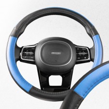 Leather braid, m black Skyway, with blue inserts S01102363, S01102363
