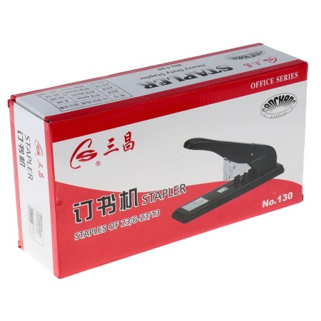 Stapler No. 23, large, up to 100 sheets, with a drawer container for brackets, mix-7