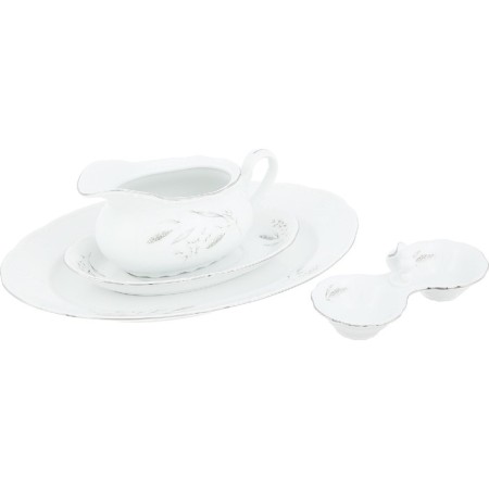 Dining set 6/24 Constance, decor "Silver ears, Platinum laying", 24 items-4