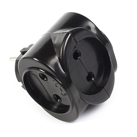 Tip electric rexant, 6 a, without salary, bimetal, black-1