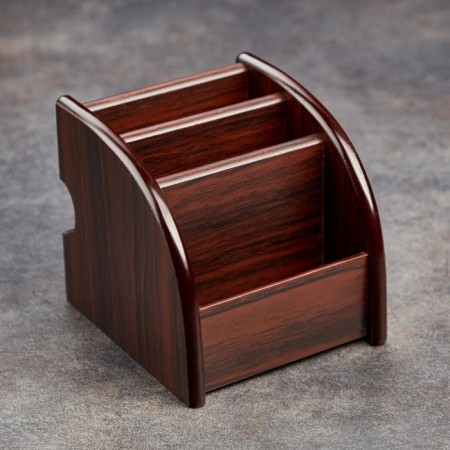 Organizer 3 sections, Series Zebrano with Kant Dark, 11*13cm-7