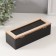 Casket tree with divisions "House" Black 23.7x9.5x7.5 cm