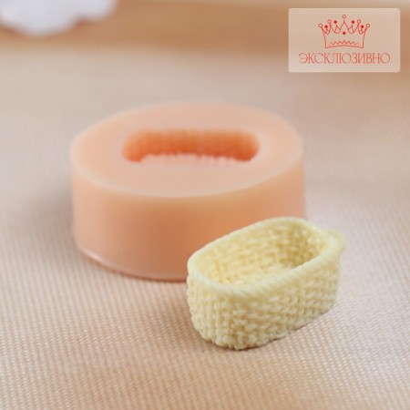 Silicone Mold "Basket" 3x1.6x1 cm
