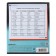 Subject notebook, 36 sheets, cage, English, Erichkrause "Timeline", coated cardboard, Bloc Offset 100%, information block