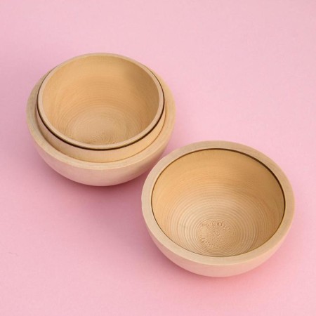 Ball wooden accurate opening, d = 8 cm-1