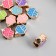 Busina for creativity plastic "Capcake" MIX 0.8x1.2x1.5 cm