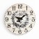Wall clock, series: interior, "bird", discrete move, d-23.5 cm