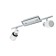 Davida 2x5W lamp LED Chrome 39x10cm