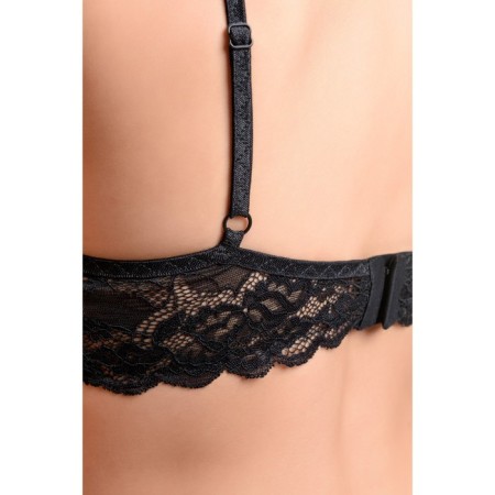 Erotic Brahlett Erolata Sandra with open breasts lace, black (42-44)-6