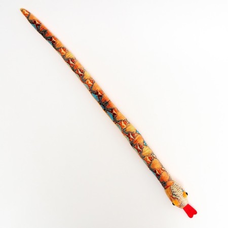 Soft toy "Snake", 80 cm, blue spots-6