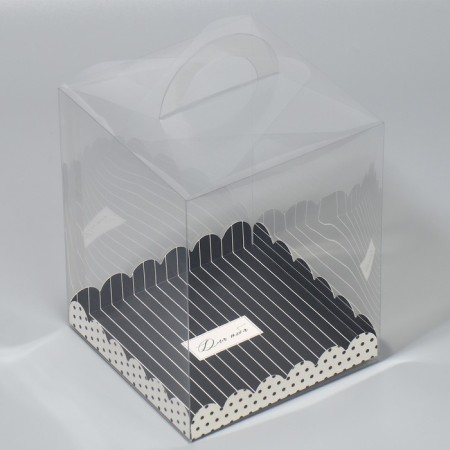 Confectionery box, chest, packaging, “for you”, 14 x 14 x 18 cm-3