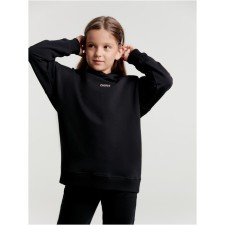 Худи для девочек удлинённое Conte Elegant, рост 104-110 см, цвет black