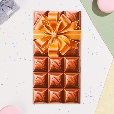 Money envelope "Universal" chocolate tiles, congruen, glitter, 16.8 x 8 cm-1