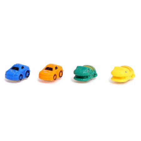 Auto traffic jam "Dino Gorki", with an elevator, 4 cars, works from batteries-11