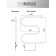 Two electric heated electric system INDIGO M-shaped, 500x500 mm