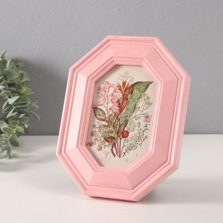 Photo frame Massive Pines 10x15 cm "Provence" Pink 2.2x17.2x22.2 cm-1