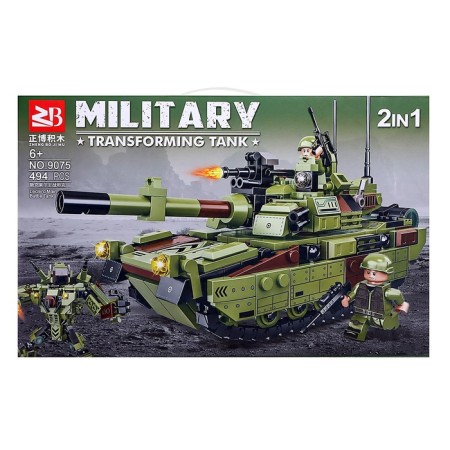 Designer "Tank-transformer" robots, 494 details-3