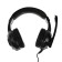 Qumo Halo headphones, game, microphone, 2x3.5+usb, 2m, backlight, black