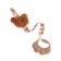 Gift set, 5 items "Bear" beige, crush me