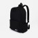 A backpack with a zipper, 4 outer pockets, black color