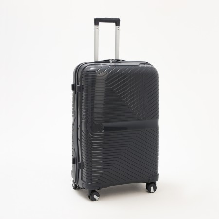 Big suitcase 28 ", a lightning department, code castle, 4 wheels, dark gray color-1